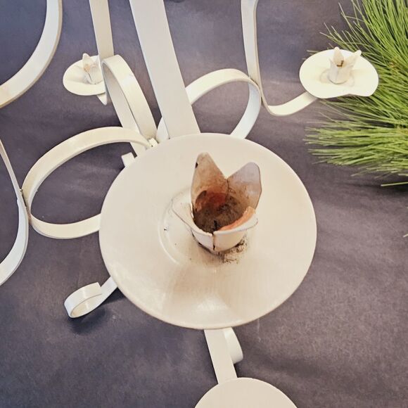 Hallmark? Metal Christmas Tree Candle Taper Holder Decoration Table Top 14" High - Picture 2 of 12